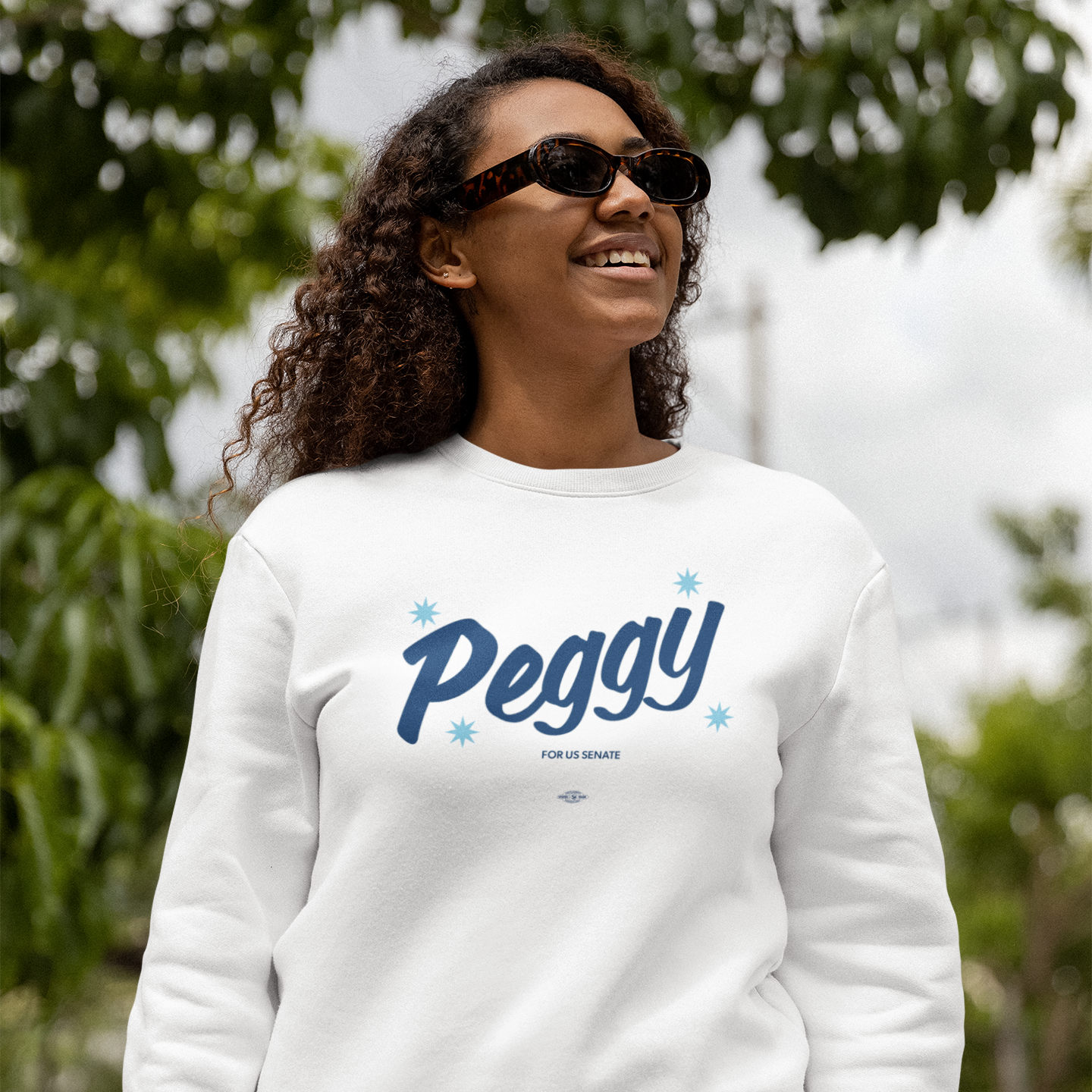 Peggy Cursive Crewneck Sweatshirt