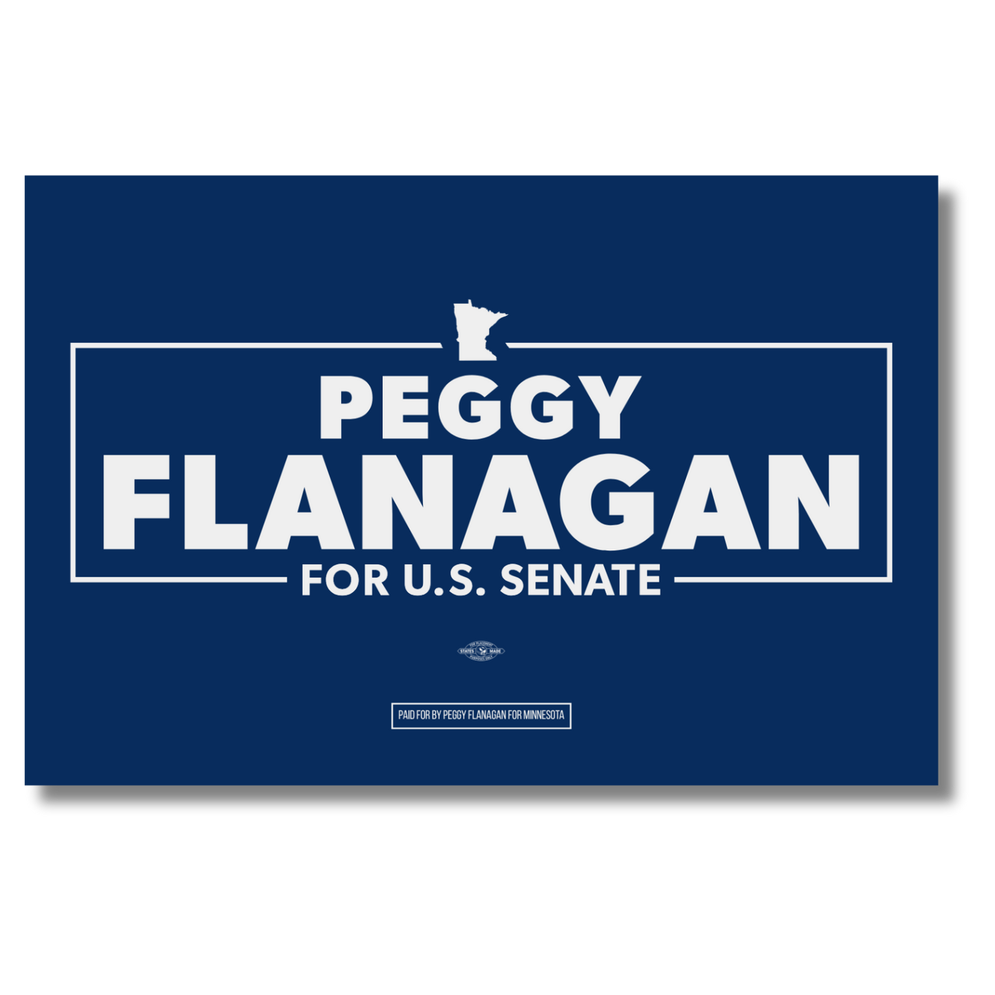Peggy Flanagan Logo Placard